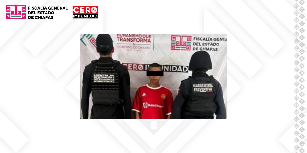 AIIM y Guardia Estatal Preventiva aprehenden a presunto responsable de violencia familiar agravada   