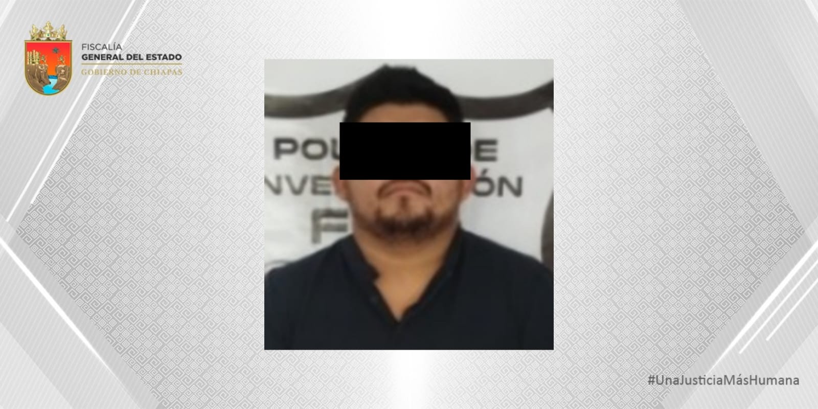 FGE ejecuta orden de aprehensión contra presunto responsable de Robo con Violencia y Agravado en Palenque   