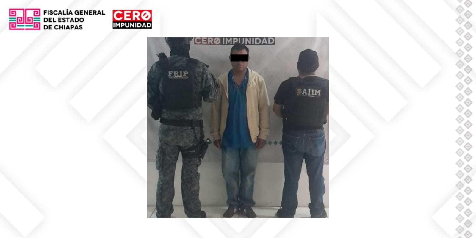 FGE obtiene auto de vinculación a proceso contra presunto responsable de homicidio calificado