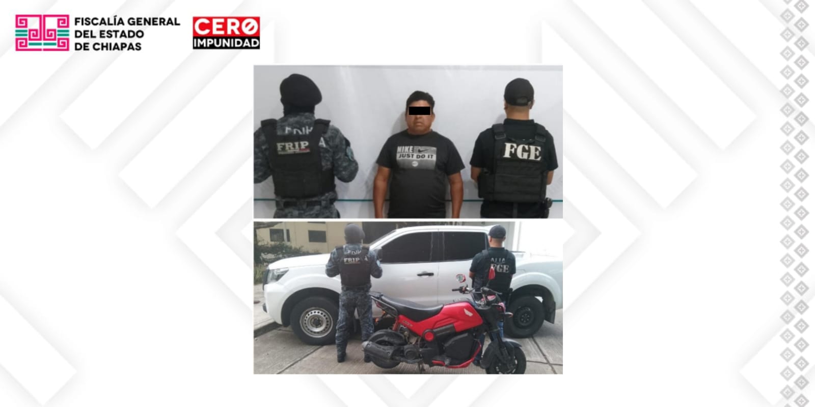 Operativo interinstitucional detiene a una persona por el presunto delito de encubrimiento por receptación