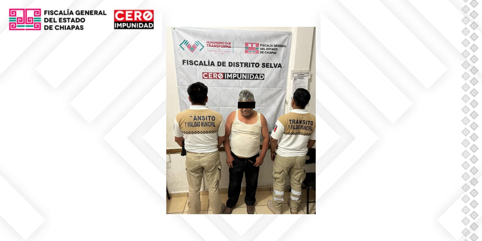FGE detiene a presunto responsable por ataques a las vías de comunicación