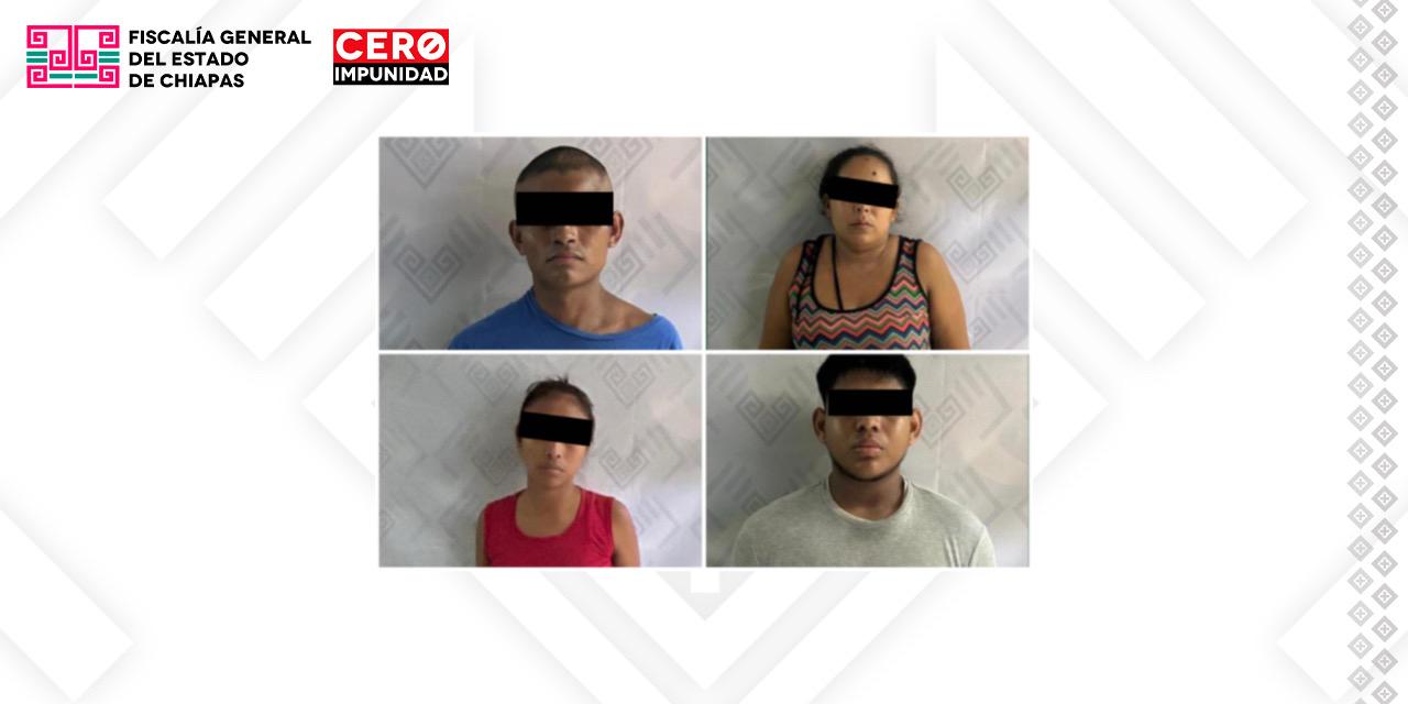 Por homicidio calificado, autoridades aprehenden a cuatro presuntos responsables